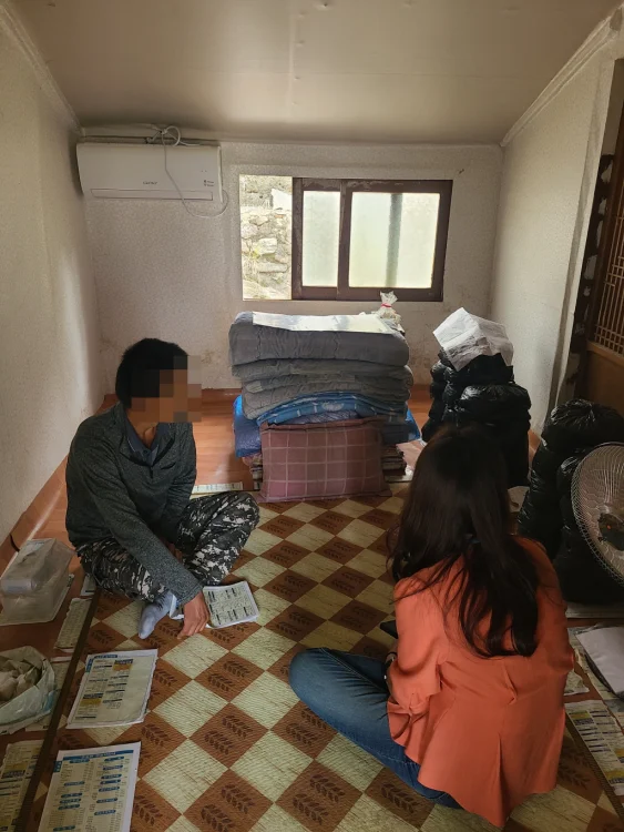 진도군, 중장년 1인 가구 가정방문 실태 조사