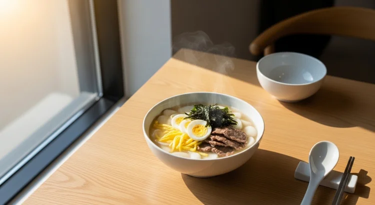 떡국 맛있게 끓이는 법, 집에서 식당 맛 내는 핵심 포인트