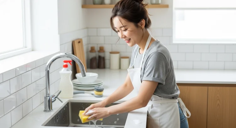 싱크대 물때 제거방법, 힘들이지 않고 지우는 가장 쉬운 방법