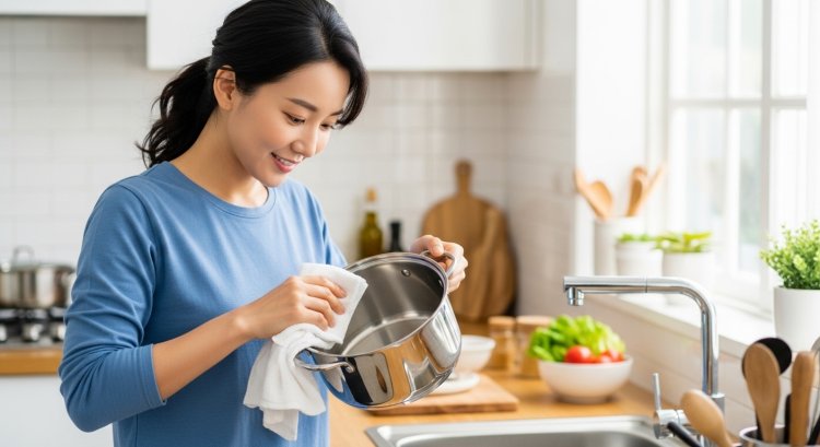 연마제 제거방법