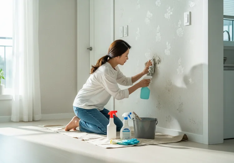 벽지 곰팡이 제거법, 장마철 전에 꼭 해야 합니다