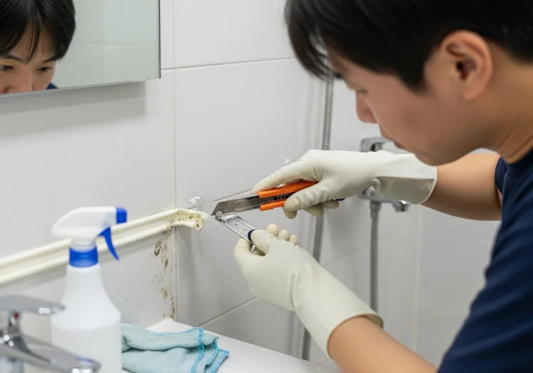 실리콘 제거방법, 욕실 곰팡이 생기기 전에 꼭 해야 합니다