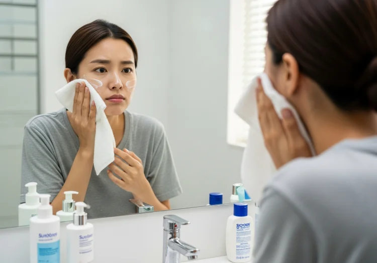 선크림 지우는법, 생각보다 안 지워지는 이유